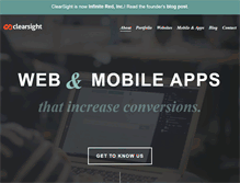 Tablet Screenshot of clearsightstudio.com